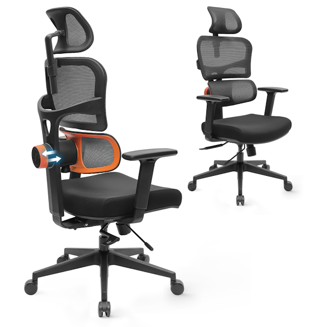 Cadeira de escritório ergonômica H1 Pro V2 com suporte lombar fantástico
